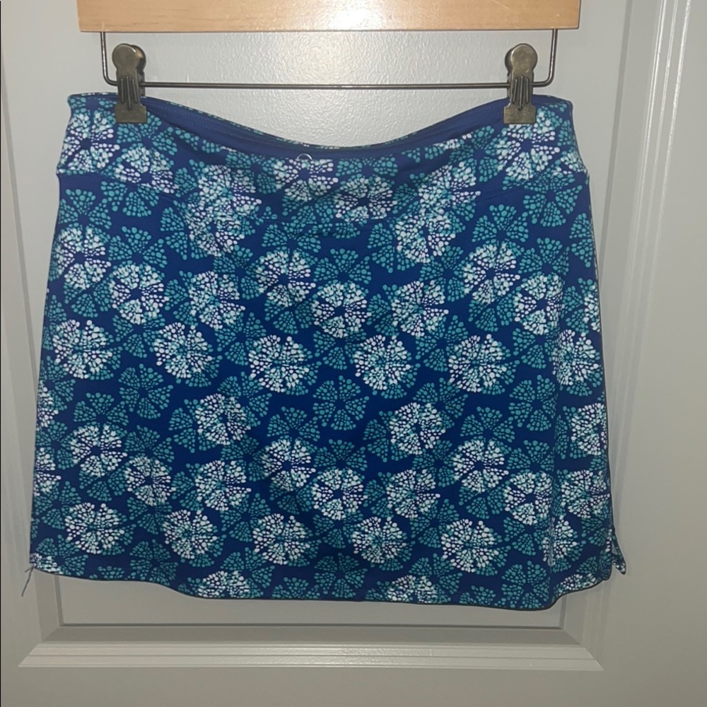 Floral Blue Skort